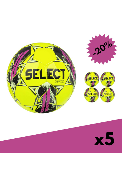 SELECT - Pack Fustal Attack - 5 ballons